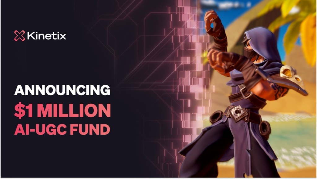 Kinetix launches $1M AI-UGC gaming fund