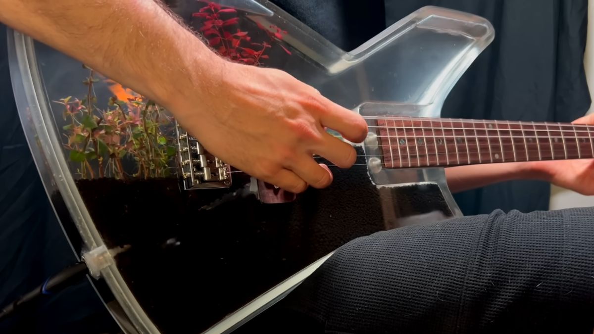 “You have to make sure water doesn’t spill out when you’re playing”: Fully functioning aquarium electric guitar becomes reality after luthier brings absurd AI design to life