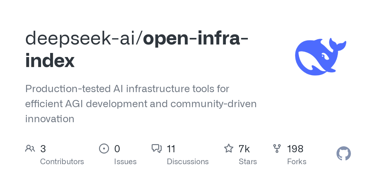 DeepSeek Open Infra: Open-Sourcing 5 AI Repos in 5 Days